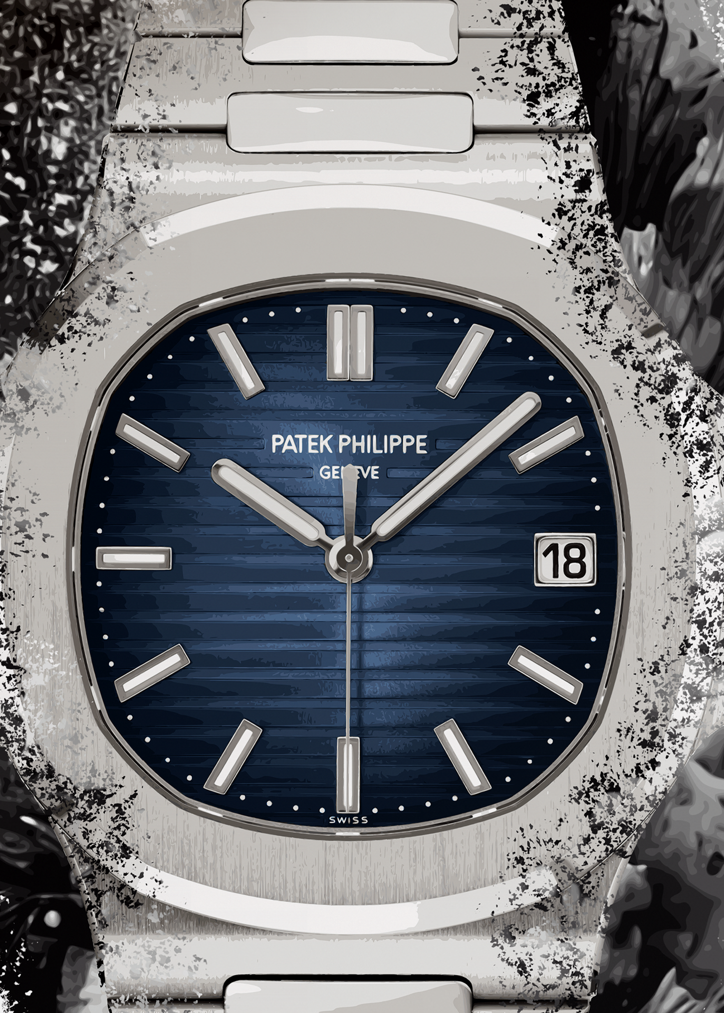 Nautilus Ref. 5811/1G Watch Art Print Poster