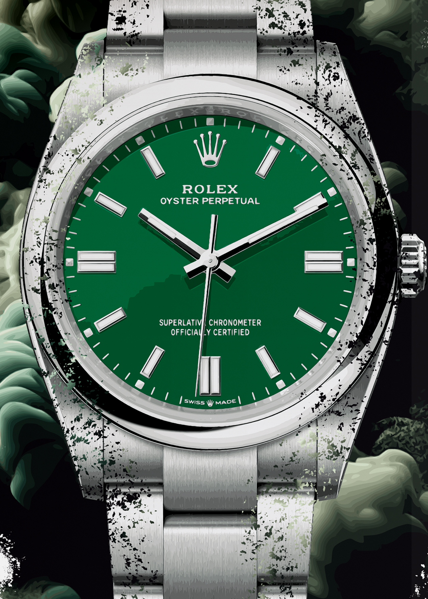 Oyster Perpetual Ref. 126000 Watch Art Print Poster
