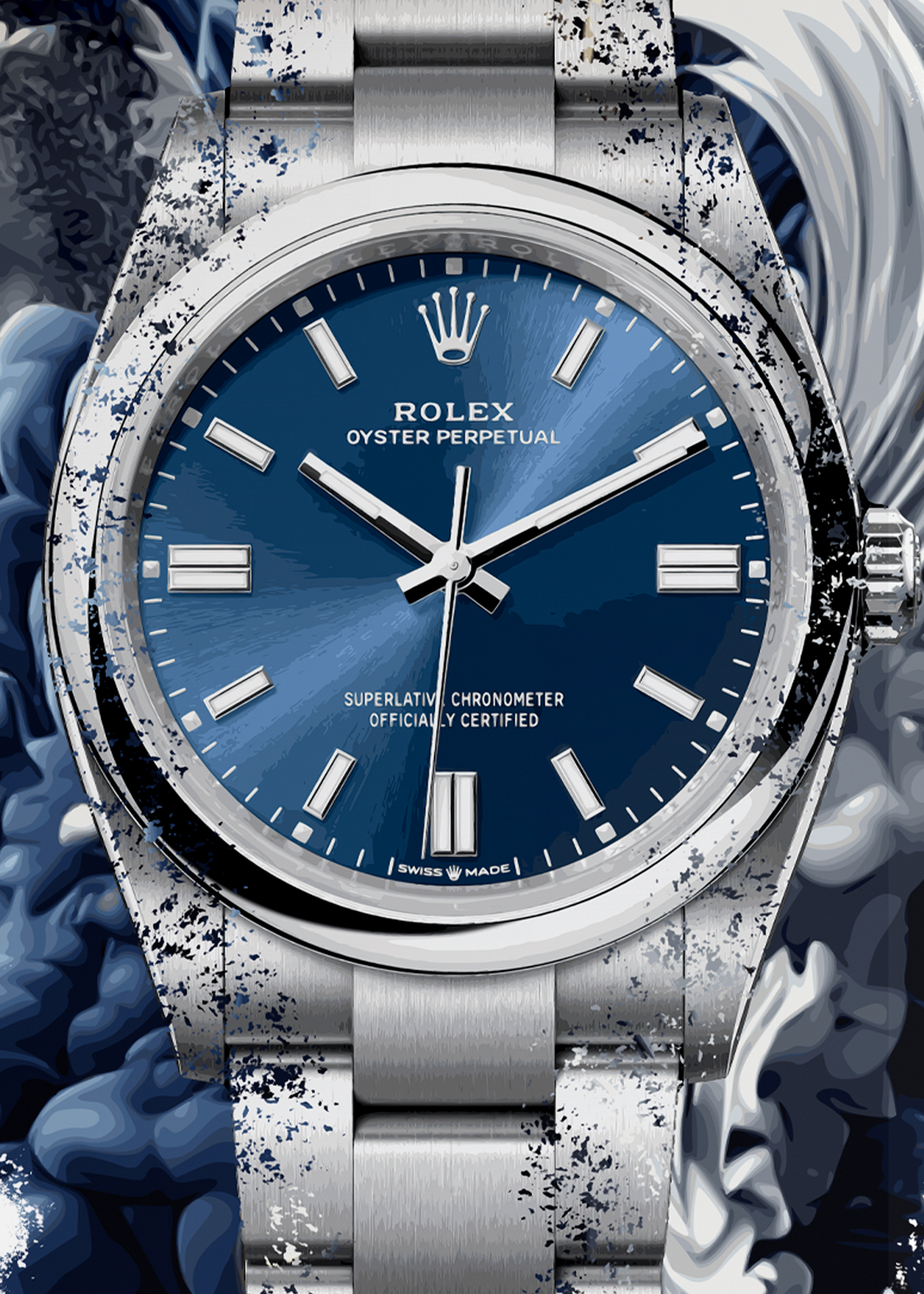 Oyster Perpetual Ref. 126000 Watch Art Print Poster