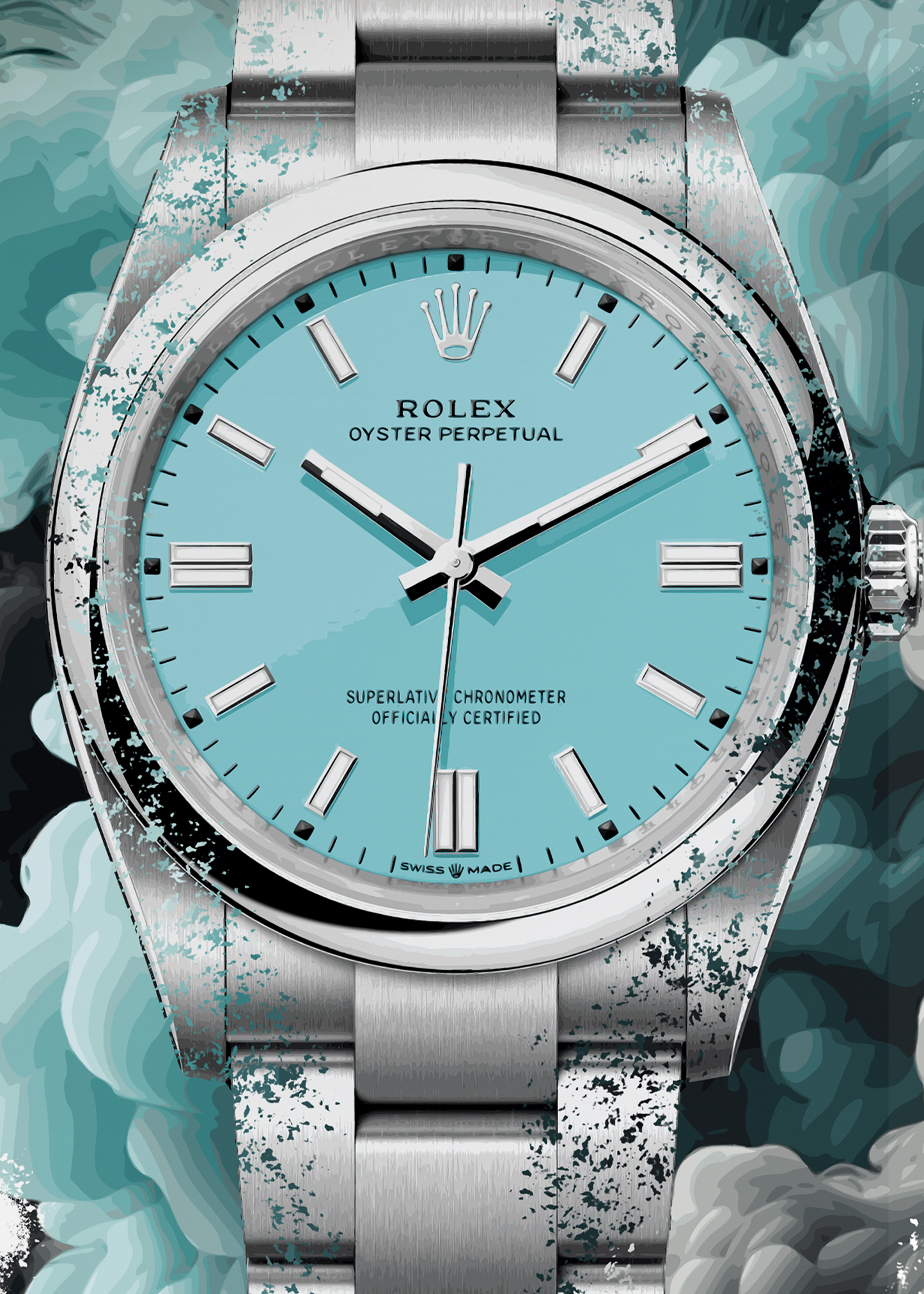 Oyster Perpetual Ref. 126000 Watch Art Print Poster