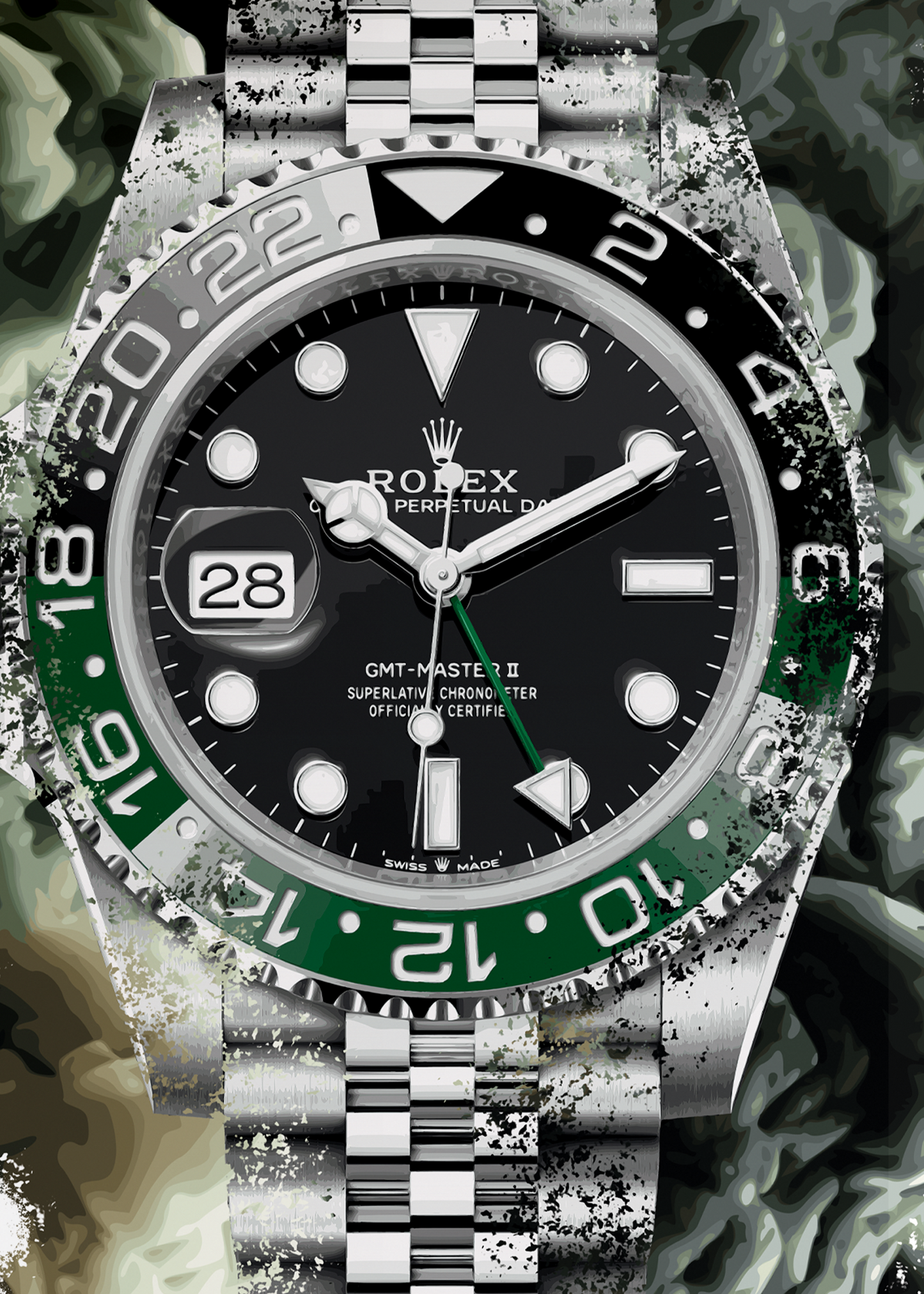 GMT-Master II Ref. 126720VTNR Watch Art Print Poster