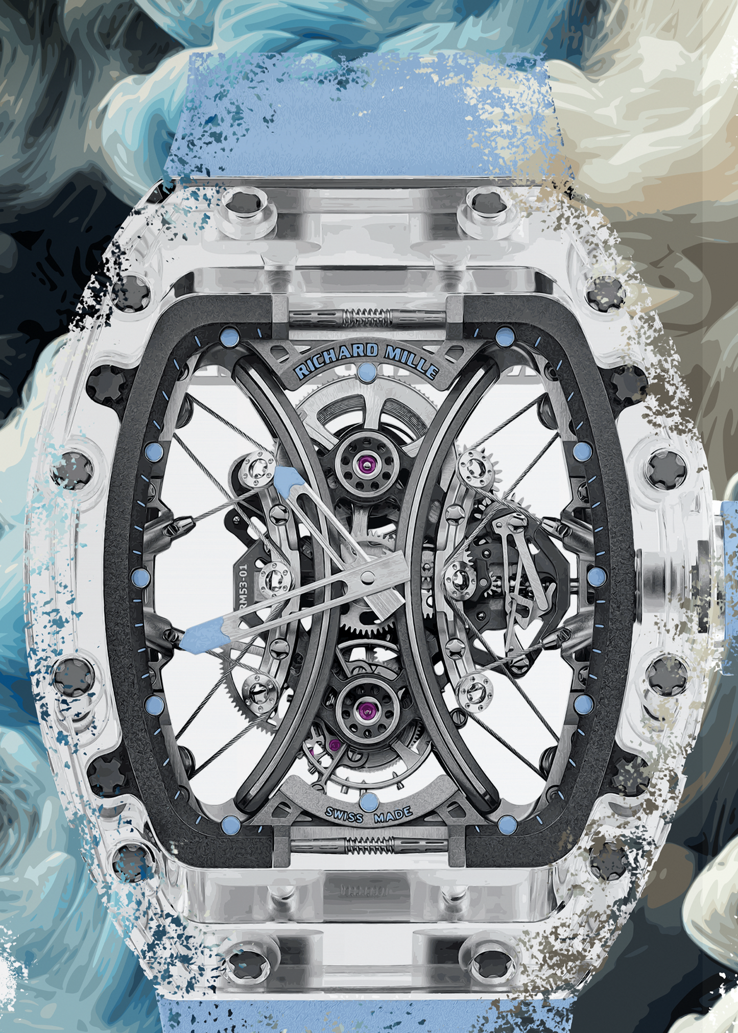 RM 53-02 Watch Art Print Poster