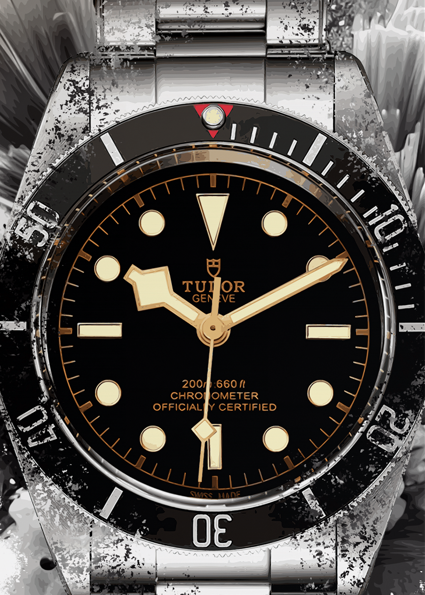 Black Bay Ref. M79230N-0009 Watch Art Print Poster