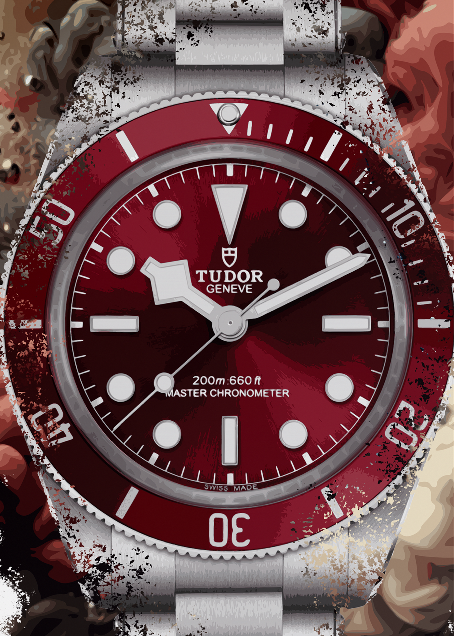 Black Bay Ref. M7939A1A0RU-0001 Watch Art Print Poster