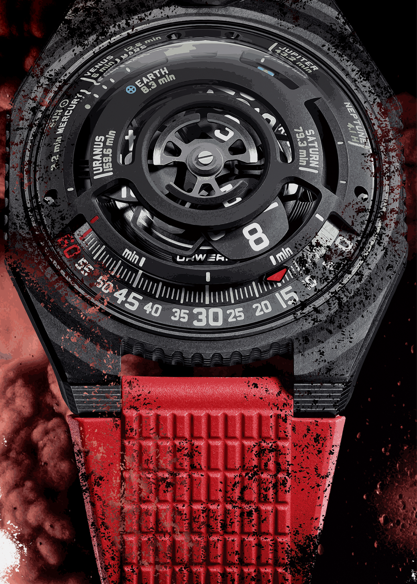 UR-100V Lightspeed Watch Art Print Poster