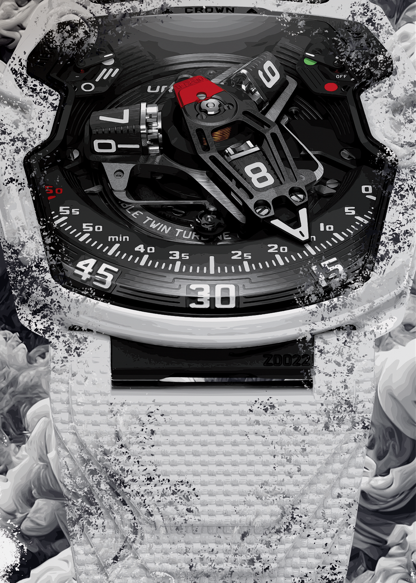 UR-230 Polaris Watch Art Print Poster