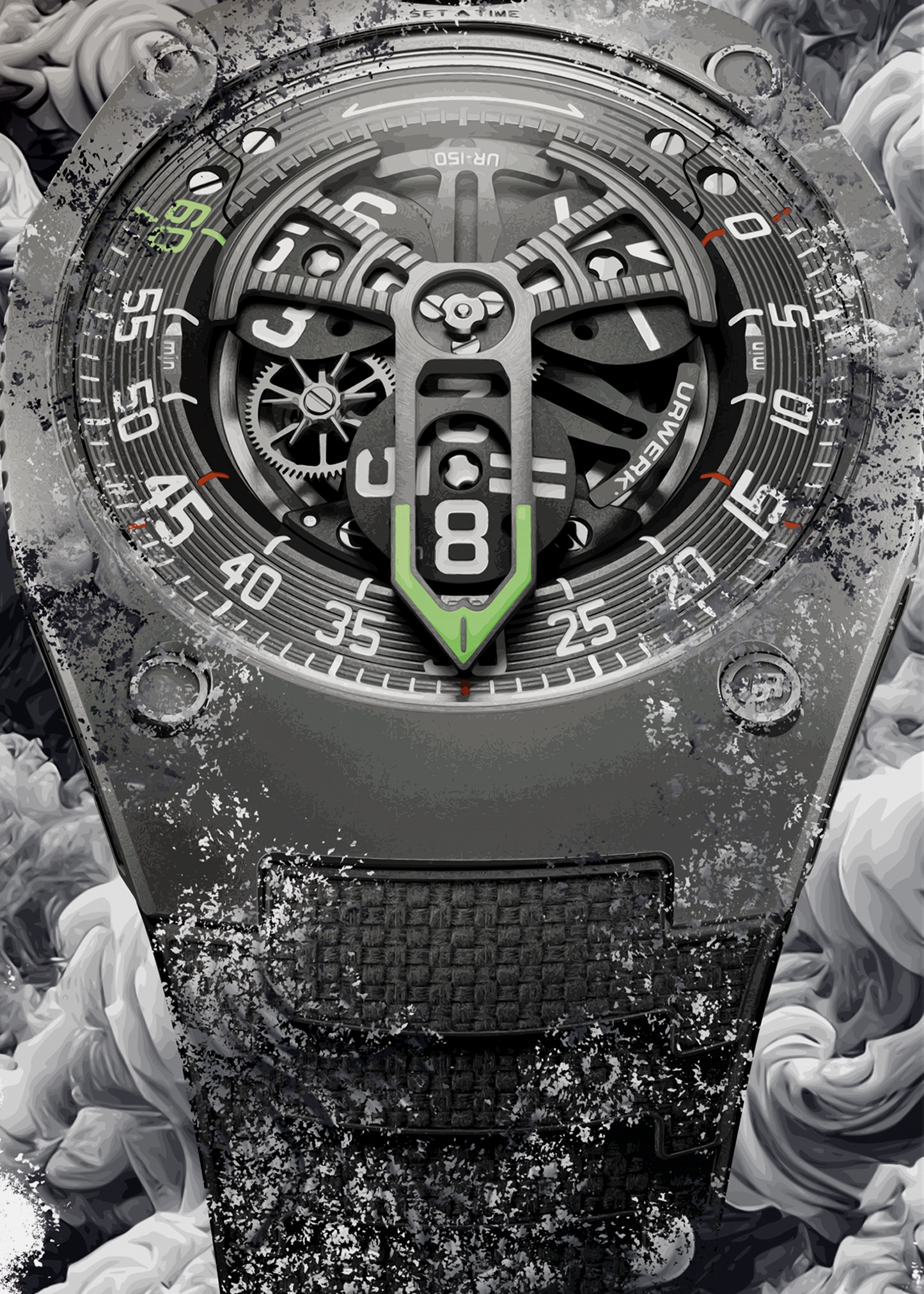 UR-150 Scorpion Watch Art Print Poster