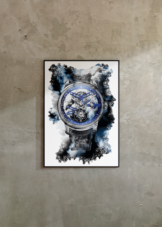 U20 Ultra-Skeleton Tourbillon Ref. 0TCAB.U01A Watch Art Print Poster