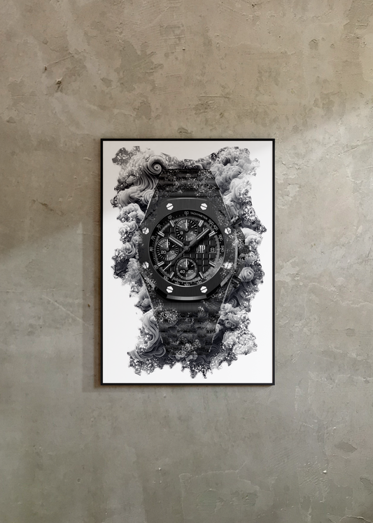 Royal Oak Offshore Selfwinding Chronograph Ref. 26238CE.OO.1300CE.02 Watch Art Print Poster