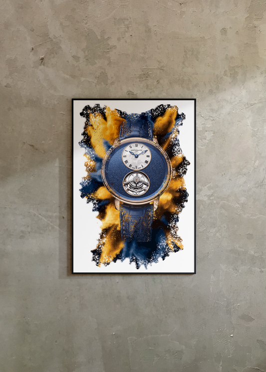 Ultrathin Tourbillon Red Gold Ref. 1UTBR.U01A.C209A Watch Art Print Poster