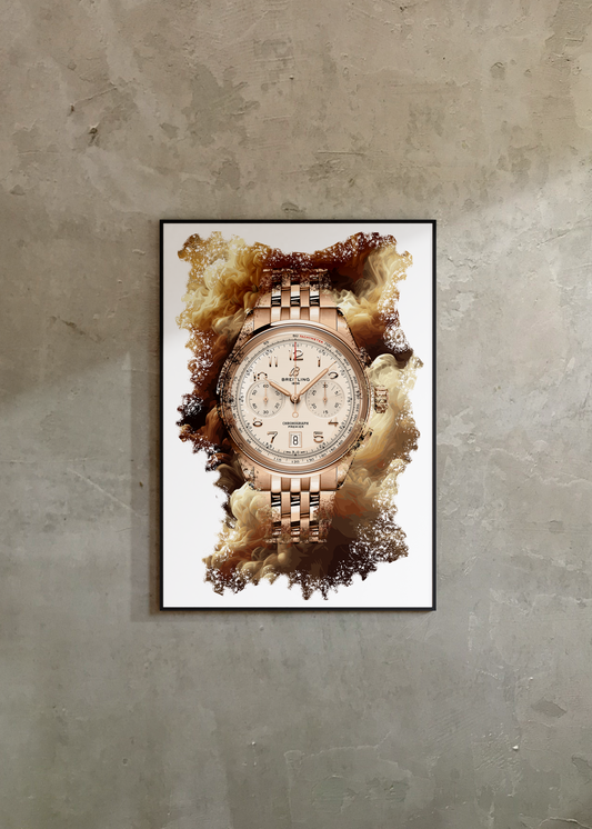 Premier B01 Chronograph Ref. RB0145371G1R1 Watch Art Print Poster