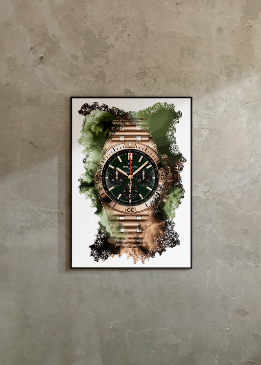 Chronomat B01 Ref. RB0134101L1R1 Watch Art Print Poster