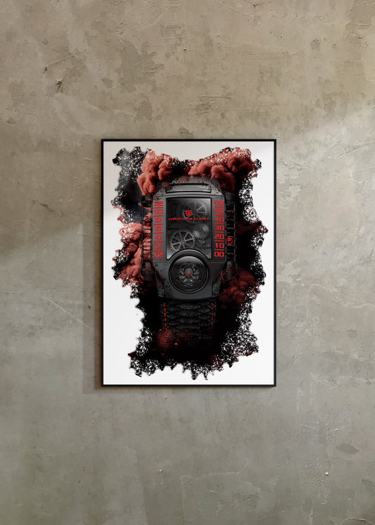 XTREM6 Ref. MTR.FLY11.160-168 Watch Art Print Poster