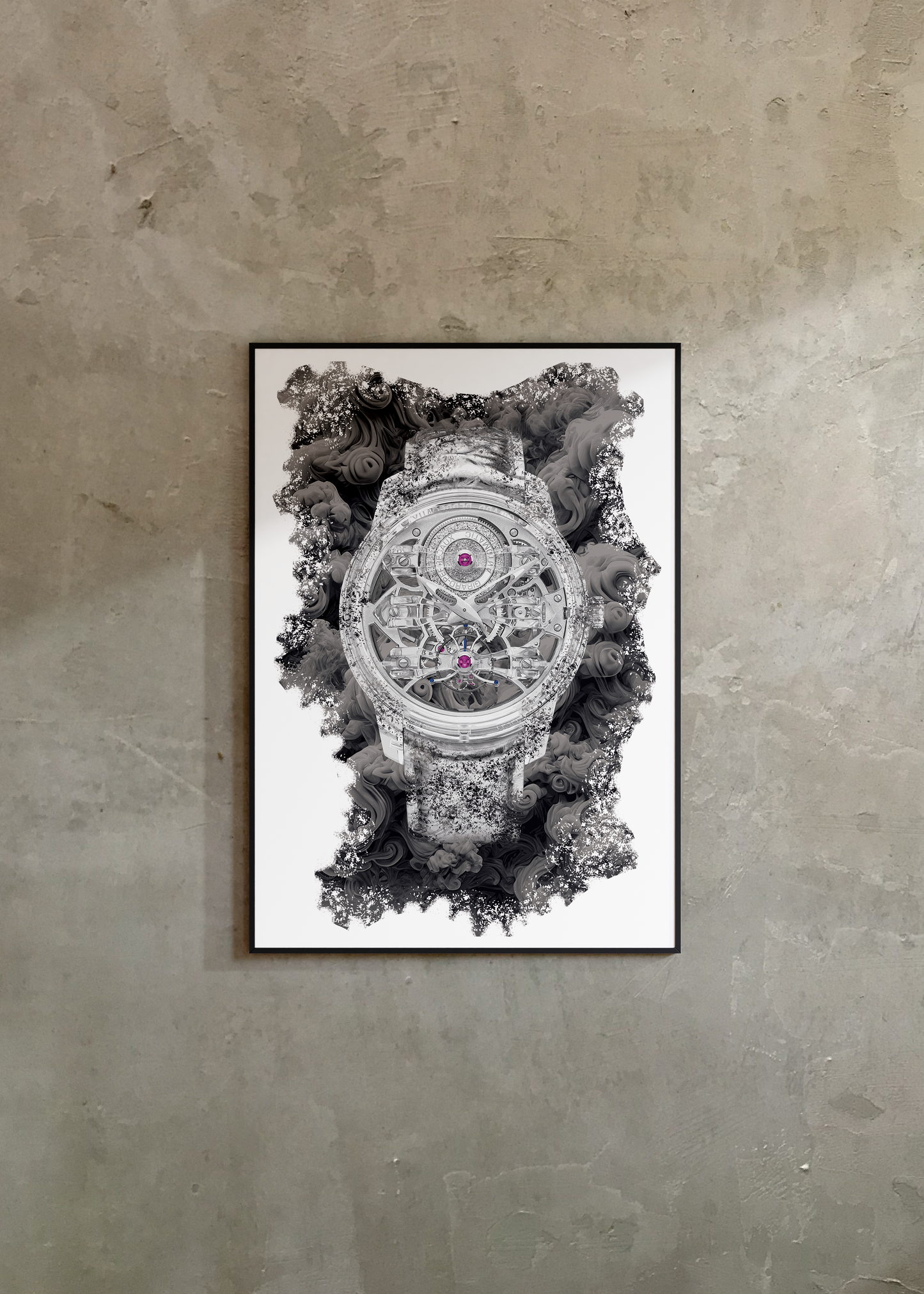 Bridges Quasar Light Ref. 99295-43-001-BA6A Watch Art Print Poster