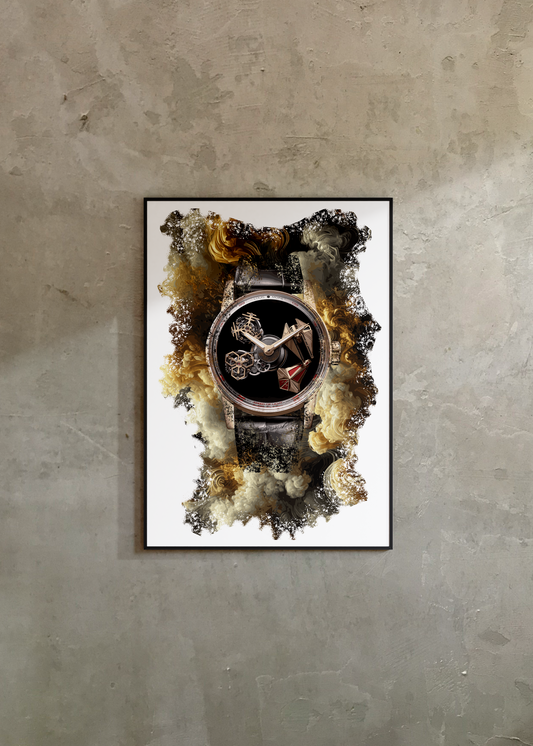 Space Revolution Ref. LM-104.50.50 Watch Art Print Poster