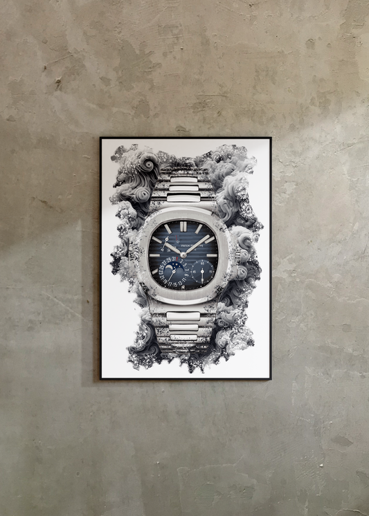 Nautilus Ref. 5712/1A-001 Watch Art Print Poster