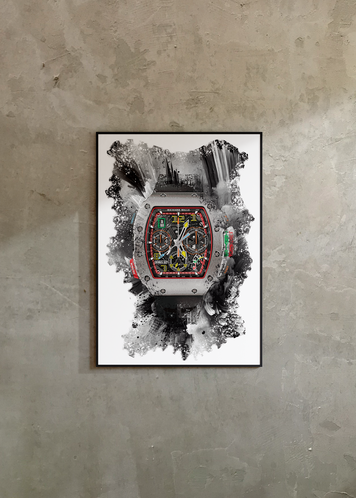 RM 65-01 Watch Art Print Poster