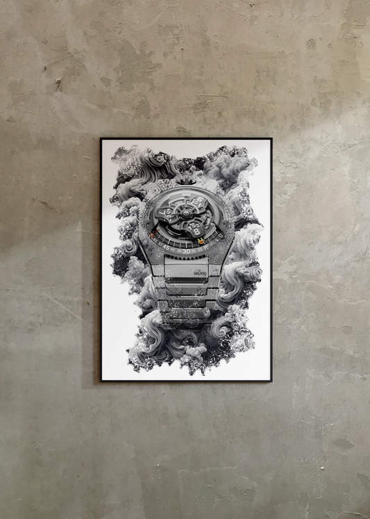 UR-100V Magic T Watch Art Print Poster
