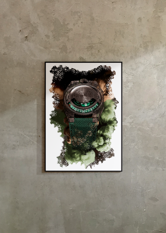 UR-100V Time and Culture Watch Art Print Poster