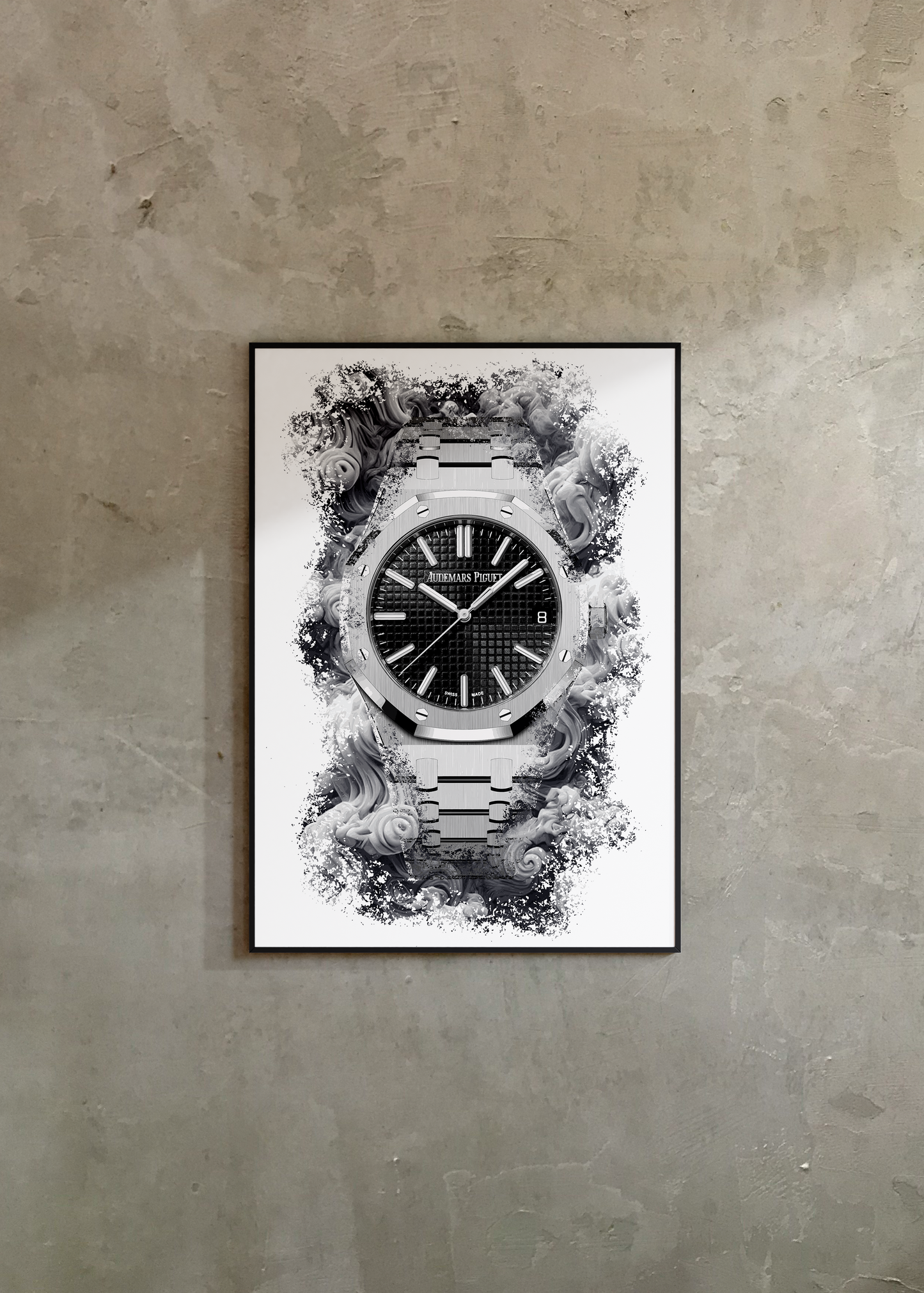 Royal Oak Ref. 15510ST.OO.1320ST.07 Watch Art Print Poster