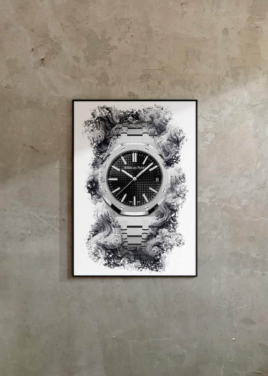 Royal Oak Ref. 15510ST.OO.1320ST.07 Watch Art Print Poster