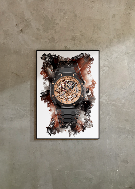 Royal Oak Ref. 15416CE.OO.1225CE.02 Watch Art Print Poster