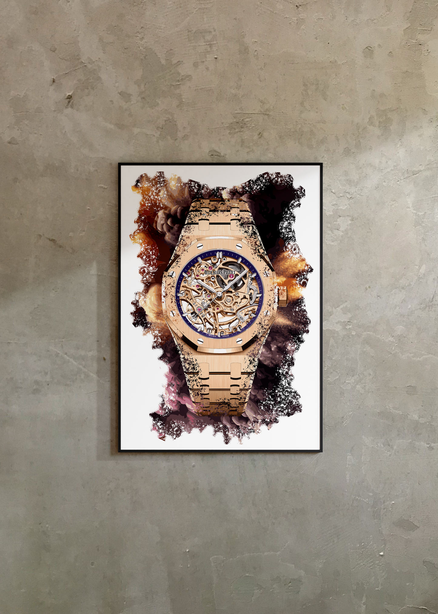 Royal Oak Ref. 15467OR.OO.1256OR.02 Watch Art Print Poster
