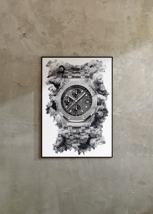 Royal Oak Offshore Selfwinding Chronograph Ref. 26238TI.OO.2000TI.01 Watch Art Print Poster