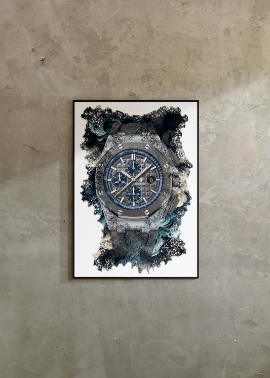 Royal Oak Offshore Selfwinding Chronograph Ref. 26400IO.OO.A004CA.02 Watch Art Print Poster