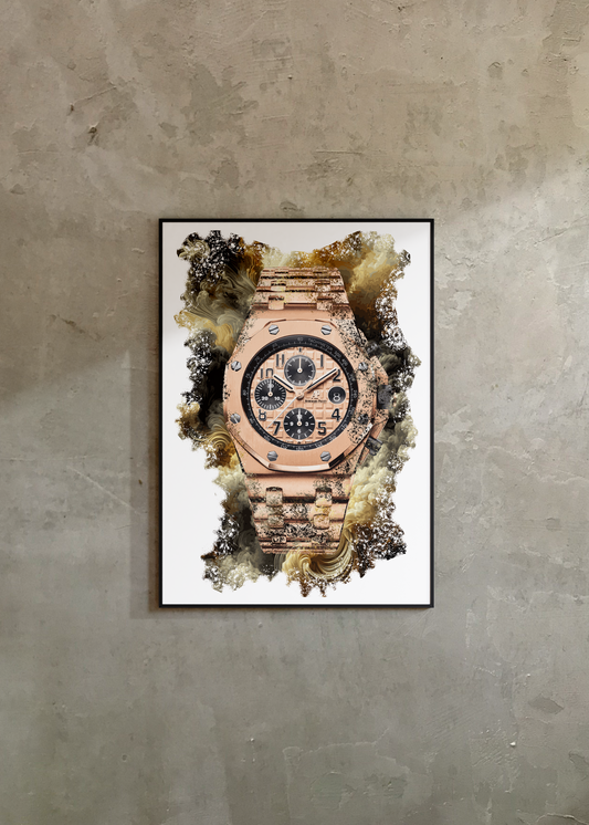 Royal Oak Offshore Chronograph Ref. 26470OR.OO.1000OR.01 Watch Art Print Poster
