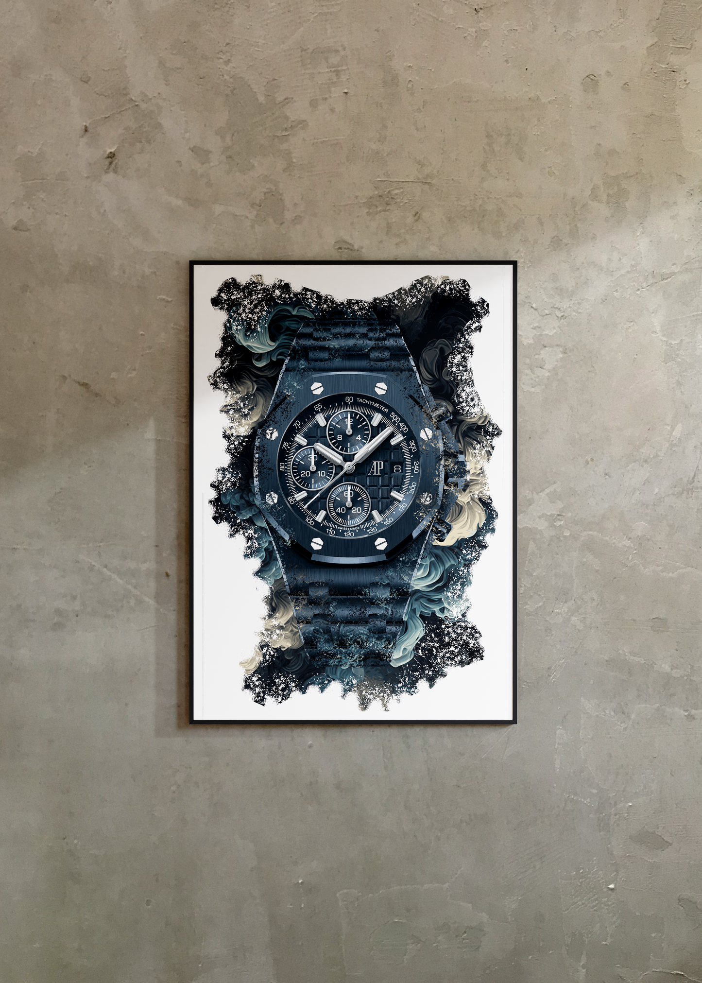 Royal Oak Offshore Selfwinding Chronograph Ref. 26238CD.OO.1300CD.01 Watch Art Print Poster
