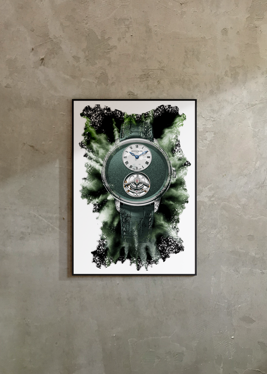 Ultrathin Tourbillon Platinum Ref. 1UTBR.XF01A.C208A Watch Art Print Poster