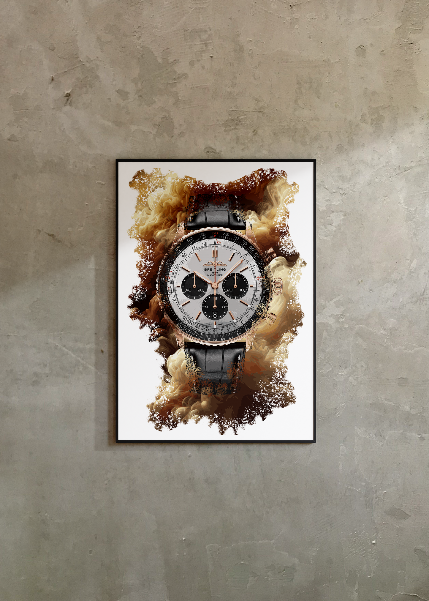 Navitimer B01 Chronograph Ref. RB0137241G1P1 Watch Art Print Poster