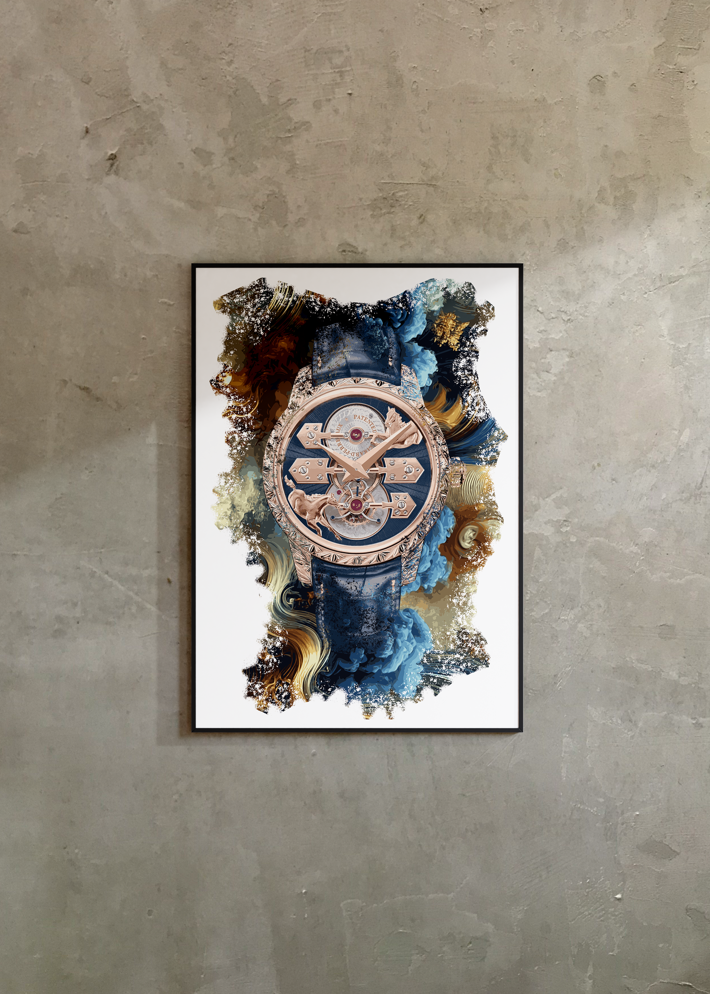 La Esmeralda Tourbillon “A Secret” Eternity Edition Ref. 99274-52-000-BA6A Watch Art Print Poster