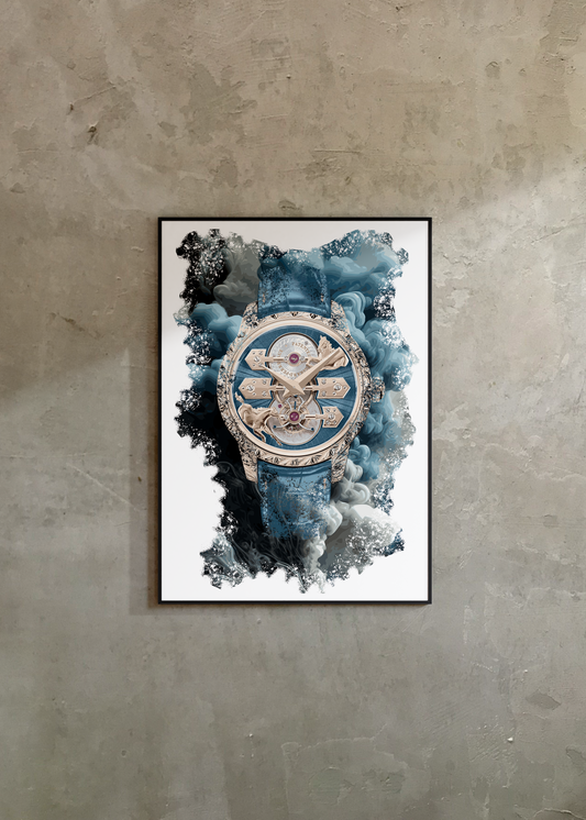 La Esmeralda Tourbillon “A Secret” Eternity Edition Ref. 99274-52-3131-5CC Watch Art Print Poster