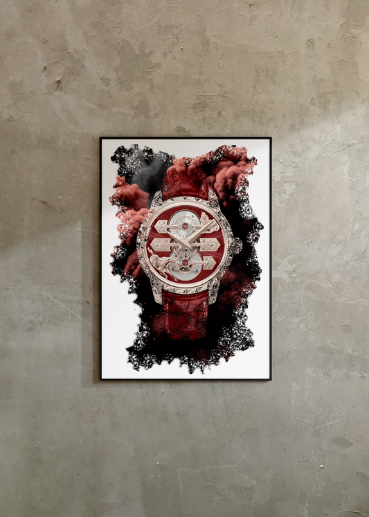 La Esmeralda Tourbillon “A Secret” Eternity Edition Ref. 99274-52-3161-5CC Watch Art Print Poster