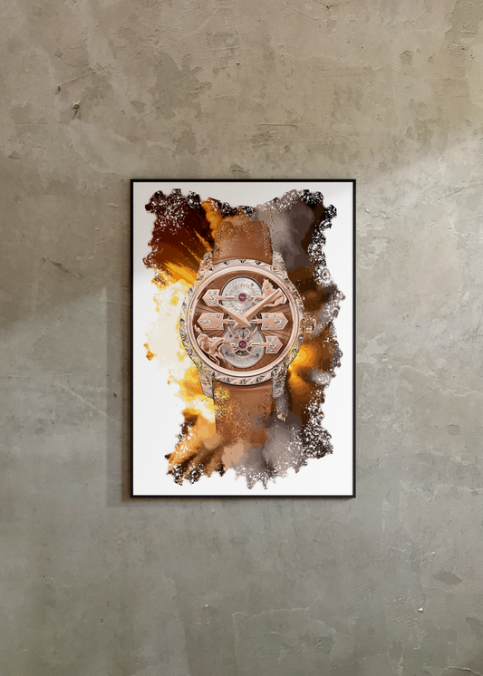 La Esmeralda Tourbillon “A Secret” Eternity Edition Ref. 99274-52-3423-5CC Watch Art Print Poster
