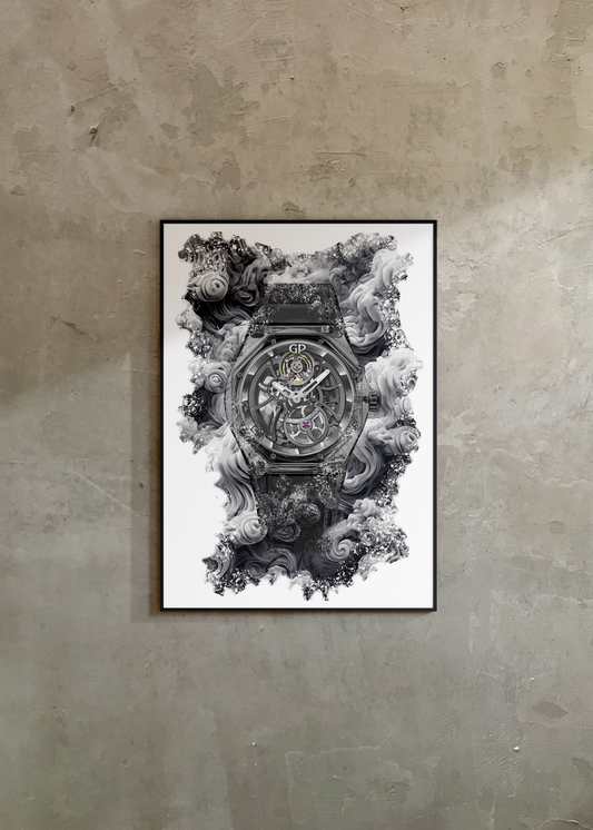 Laureato Absolute Light & Shade Ref. 81071-43-2022-1CX Watch Art Print Poster