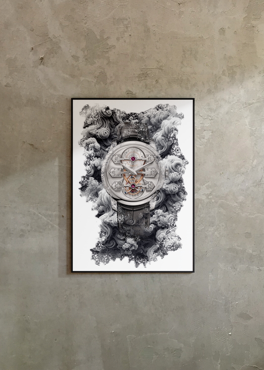 Bridges La Esmeralda Tourbillon Ref. 99275-53-000-BA6E Watch Art Print Poster