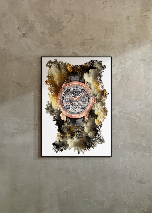 Bridges Minute Repeater Tourbillon With Bridges Ref. 99820-52-001-BA6A Watch Art Print Poster