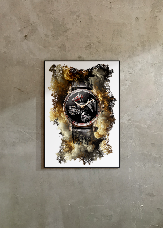 Space Revolution Ref. LM-104.50.51 Watch Art Print Poster