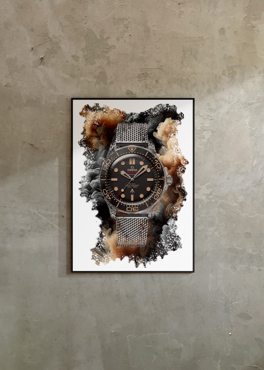 Seamaster Ref. 210.90.42.20.01.001 Watch Art Print Poster