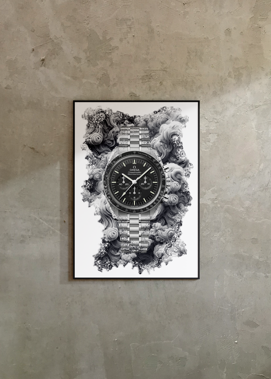Speedmaster Moonwatch Ref. 310.30.42.50.01.002 Watch Art Print Poster