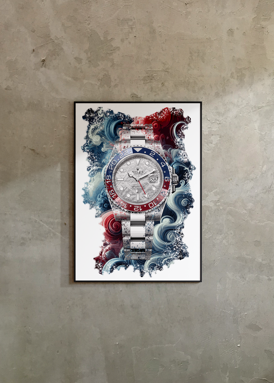 GMT-Master II Ref. 126719BLRO Watch Art Print Poster
