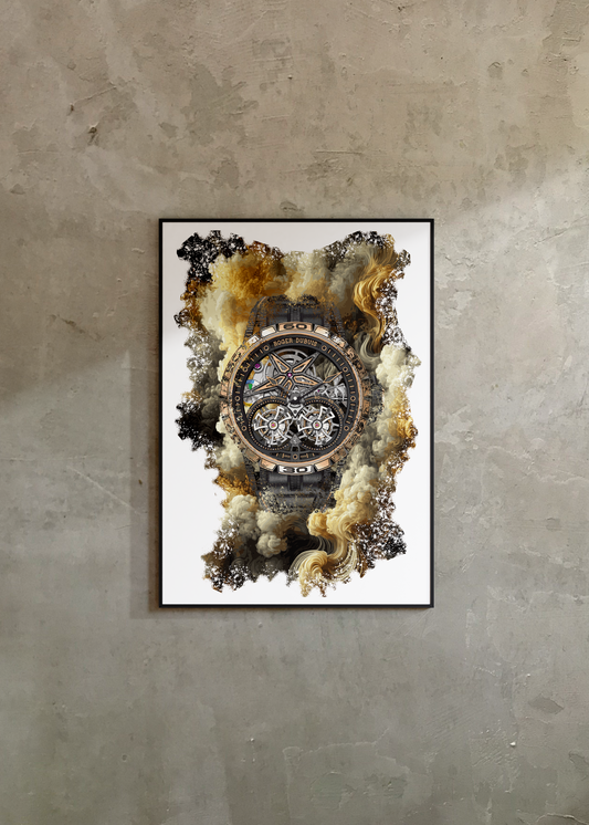 Excalibur Spider Carbon Ref. RDDBEX0674 Watch Art Print Poster