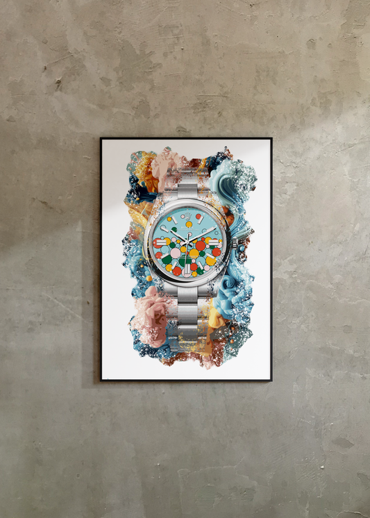 Oyster Perpetual Ref. 124300 Watch Art Print Poster