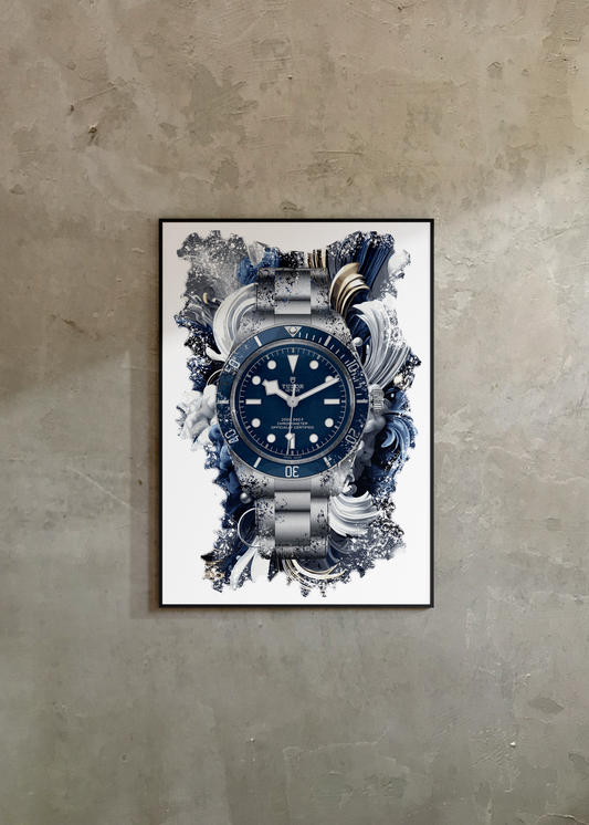 Black Bay Fifty-Eight Ref. M79030B-0001 Watch Art Print Poster