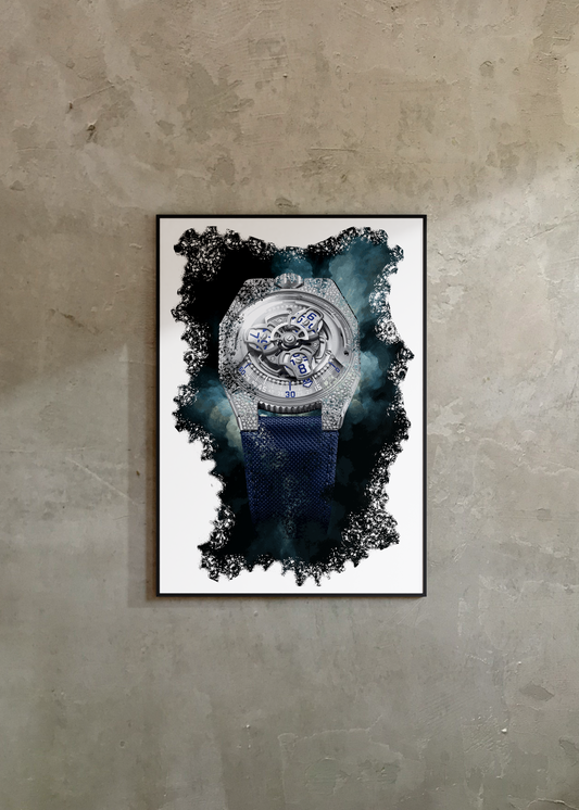 UR-100V Stardust Watch Art Print Poter