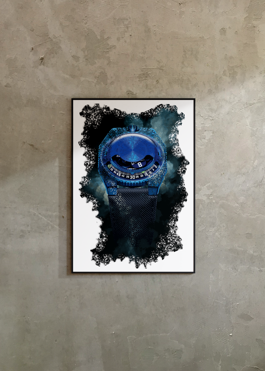 UR-100V Time and Culture II Watch Art Print Poster