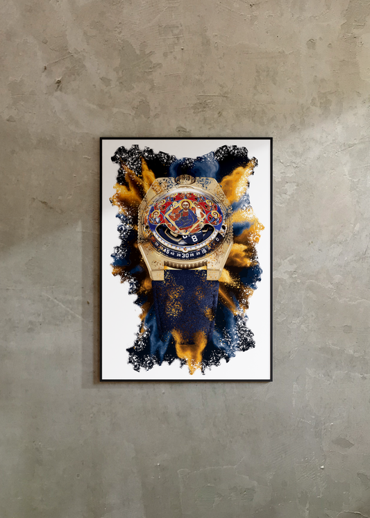 UR-100V Time and Culture III Watch Art Print Poster